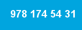 978 174 54 31 978 174 54 31